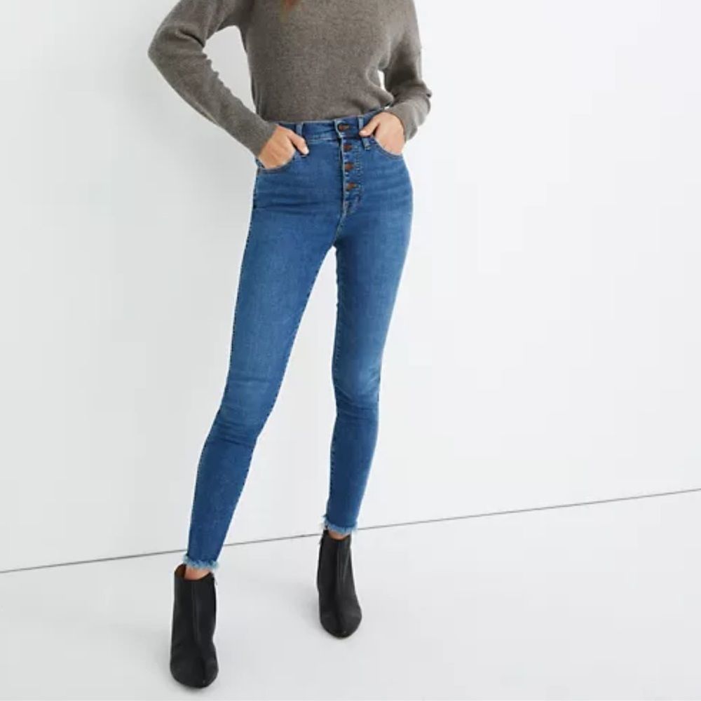 Madewell Jeans 10” High Rise Skinny Size 27
